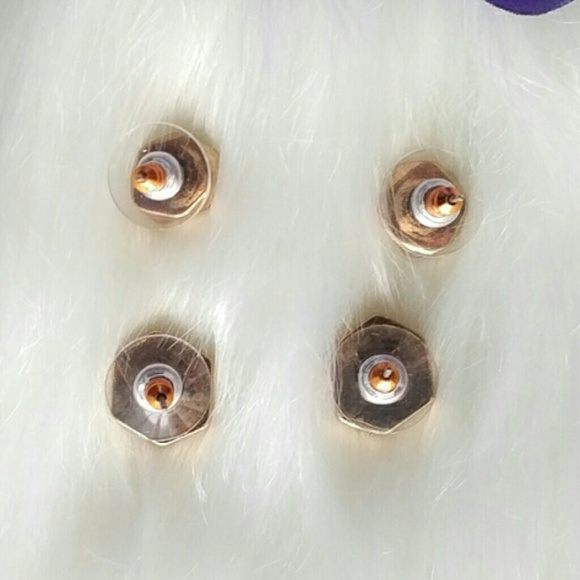 Erica Nikol Piper Ear Studs 2 Pair Earrings - Picture 8 of 8